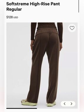 Lululemon Softstreme High-Rise Pant Regular - Grey
